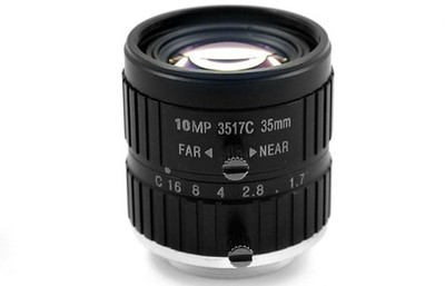 Camera Lens 10MP Focal Length 35MM F1.7-16 FOV 20.9°x15.8° C Mount 1'' Format *g
