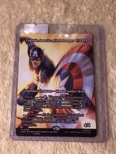 Captain America, First Avenger (Borderless) Marvel Universe Eternal-Legal...