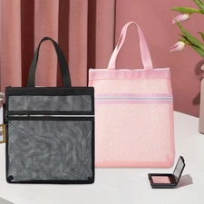 Mesh Shower Tote for Bathroom Accessories Toiletry Organizer Bath Organizer with