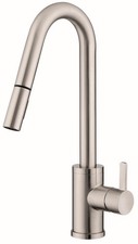Gerber D457230 Amalfi 1.75 GPM 1 Hole Pull Down Kitchen Faucet - Stainless Steel