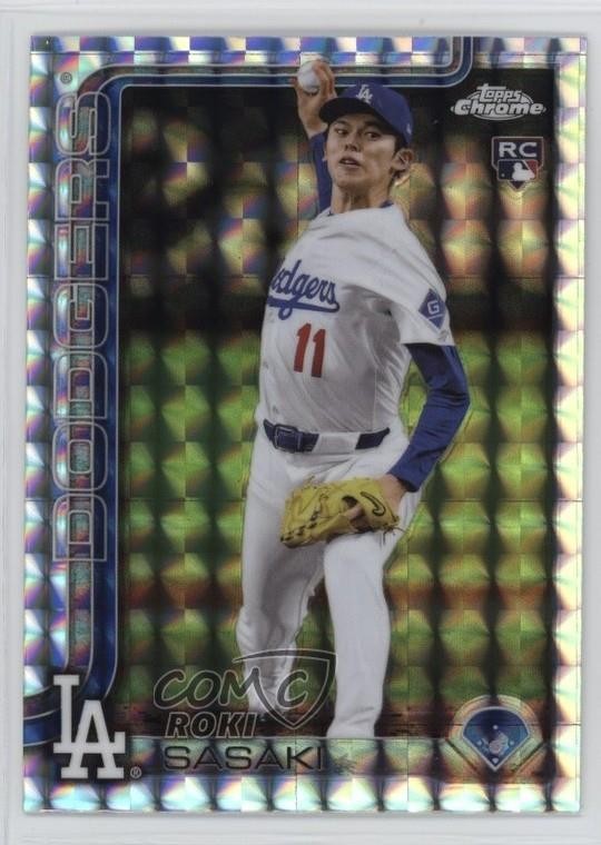 2025 Topps Chrome Geometric Refractor Roki Sasaki #217 0wq6
