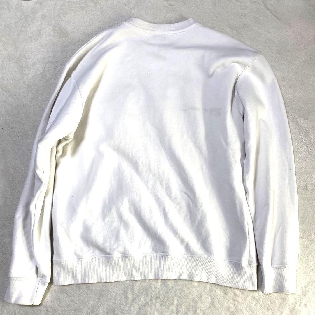 CPFM × STUSSY Heart Crew Neck Sweatshirt White Vintage