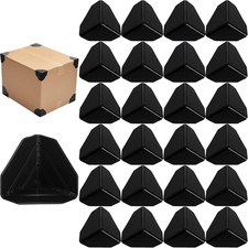 200 Pcs Packaging Edge Protectors, Plastic Heavy Duty Shipping Box Corner Protec