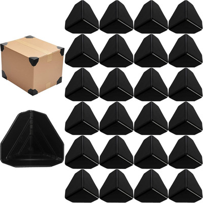 200 Pcs Packaging Edge Protectors, Plastic Heavy Duty Shipping Box Corner Protec