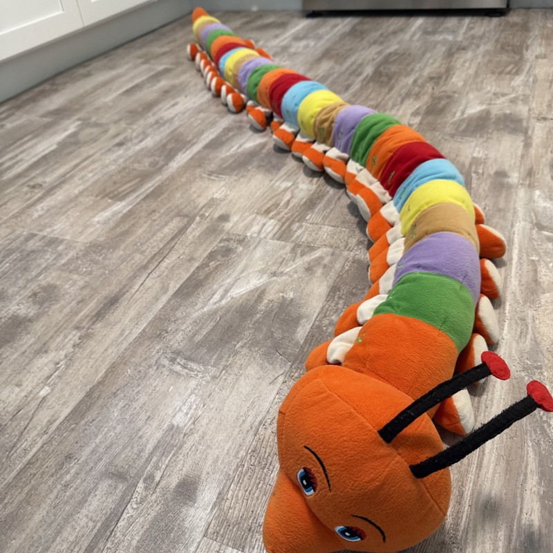 Innovage Caterpillar Alphabet Stuffed Animal Plush 2008 6 Ft Learning Toy Animal
