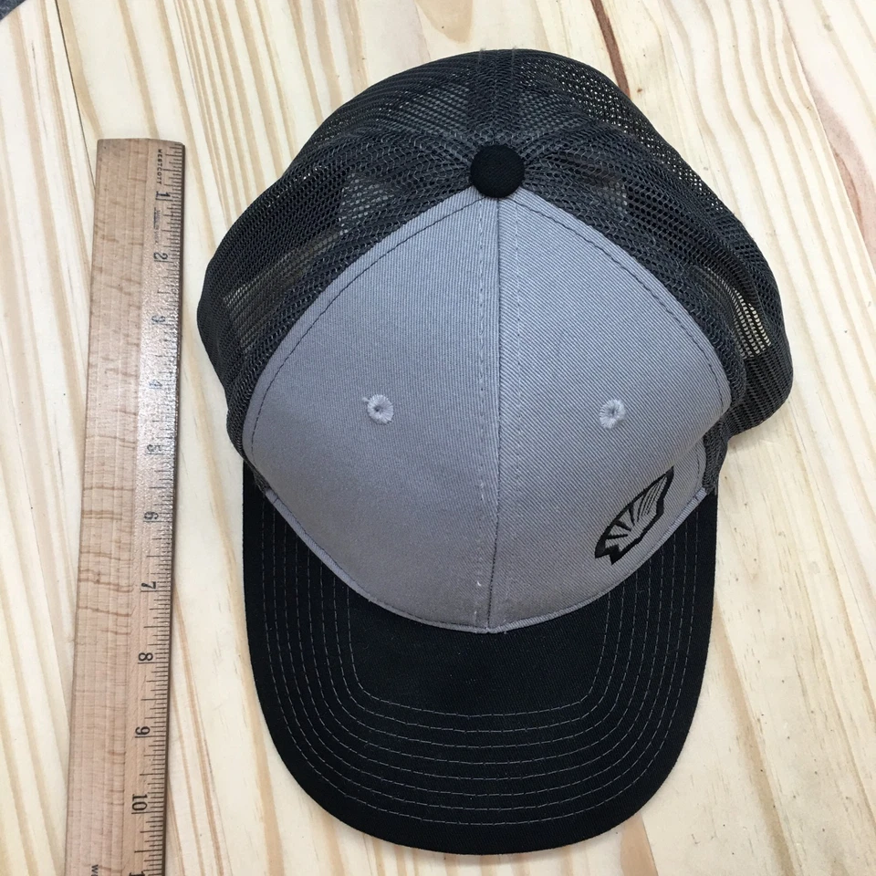 港务局卡车司机帽男女通用黑色灰色均码弧形边缘刺绣 — 第 4/4 张图片
