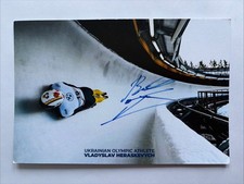 orig. sign.  Autogrammkarte Bobsport Skeleton Wladyslaw Heraskewytsch *Ukraine*