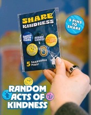 Dutch Bros Share Kindness Pins Feb 17, 2026 - 5 Pack Extremely Limited