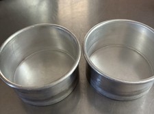 4x2 Inch Cake Pans - Set Of 2 Commercial Grade Made In USA