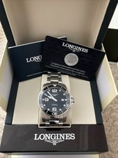 Longines HydroConquest Men's Automatic Wristwatch 41mm Rose Gold Extra Braclet