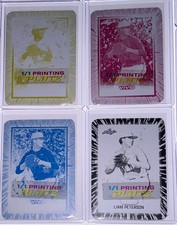 2025 Leaf Vivid Baseball Liam Peterson Base Printing Plate 1/1 Set