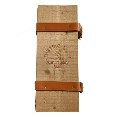 Macallan over 25 years old Anniversary Malt Scotch Whisky Wooden Box Empty