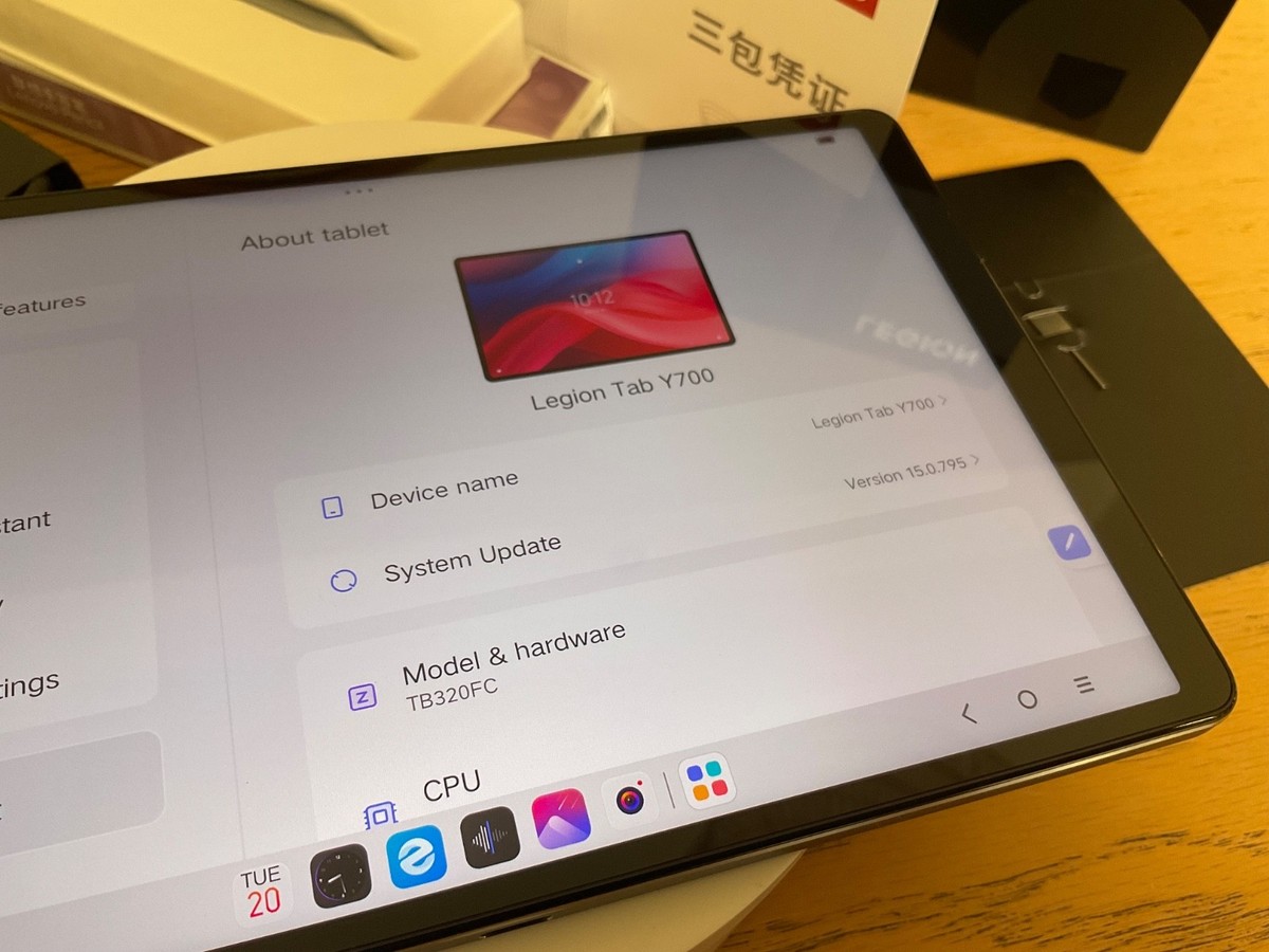 Lenovo LEGION Y700 2023 メモリ 16GB 512GB Lenovo LEGION Y700 2023 Gaming Tablet PC Snapdragon 8+ Octa
