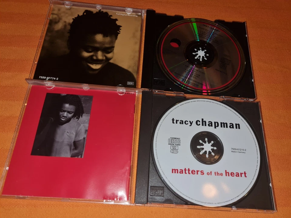 2CD Tracy Chapman Matters of the Heart 1988 1992 Elektra "GUT" Soul Pop Music - Bild 4 von 4