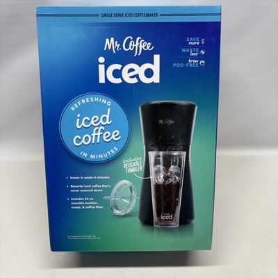 Mr. Coffee Iced Coffee Maker  22-Ounce Reusable Tumbler -Box Wear-