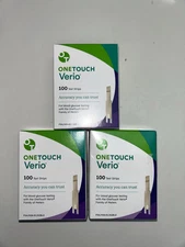OneTouch Verio Glucose Blood Test Strips - 100 Count [Retail]