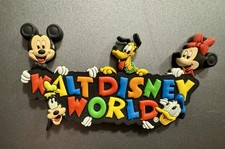 Walt Disney World WDW Mickey Mouse Gang Minnie Goofy Pluto Friends Fridge Magnet
