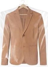 50 Pack 23.6"X40" Garment Bags for Hanging Clothes, Thick Clear Plastic Dry Clea