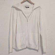 Loro Piana baby cashmere hooded sweater cardigan size 48 US 12 EUC 2525