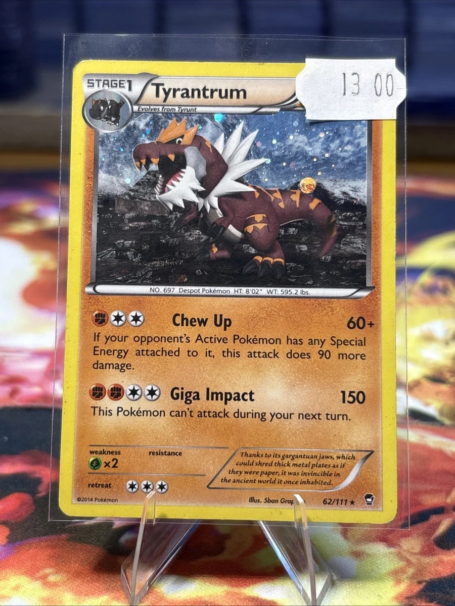 Tyrantrum Pokémon TCG Cards for sale | eBay
