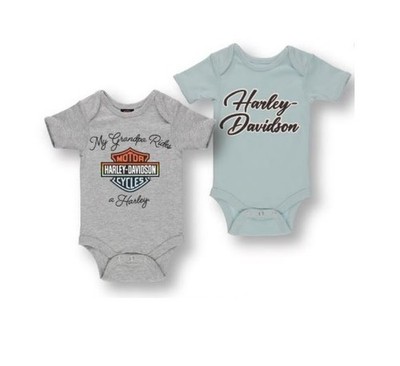Harley-Davidson BABY BODY MY GRANDPA RIDES A HARLEY - 2er Set