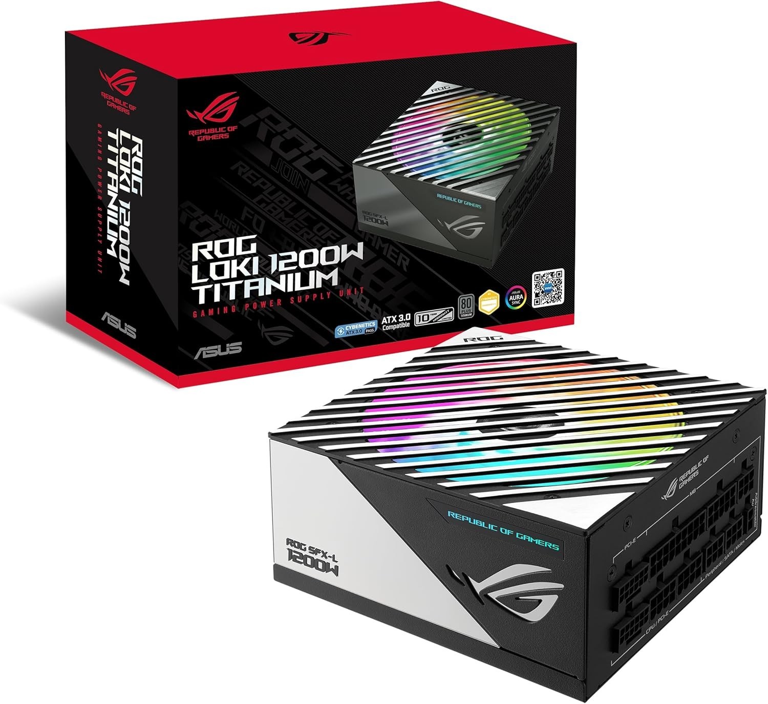 ASUS ROG LOKI 1200T Alimentation PC 1200W SFX-L Titanium Full Modulaire ATX 3.0