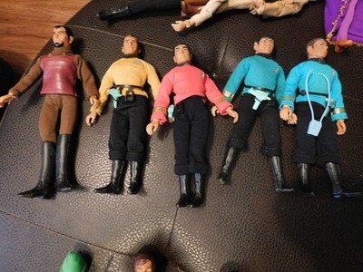 Mego 8'' Action Figure 1976 WGSH 100% Original Star Trek Lot Kirk Scotty Mccoy+