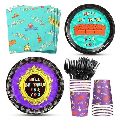 84 Pcs Happy Birthday Party Supplies Birthday Decorations Include Paper Plate...