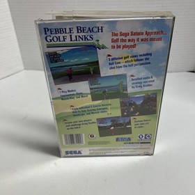 Pebble Beach Golf Links Sega Saturn CIB Complet, Tested