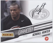 2011 National Convention Wrapper Redemption Prizes Kendall Hunter Rookie Auto RC