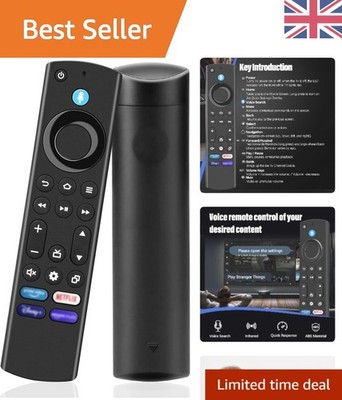 Ersatz-Sprachfernbedienung für AMZ Smart TV Stick/Cube - 40 Fuß Reichweite, Sprachsuche