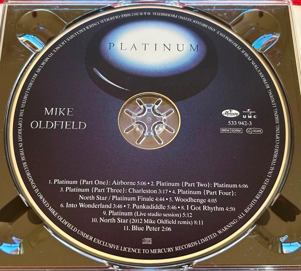 Mike Oldfield - PLATINUM - 2CD Set - Deluxe Edition - Mercury 2012 - EXC/NM - Bild 3 von 4