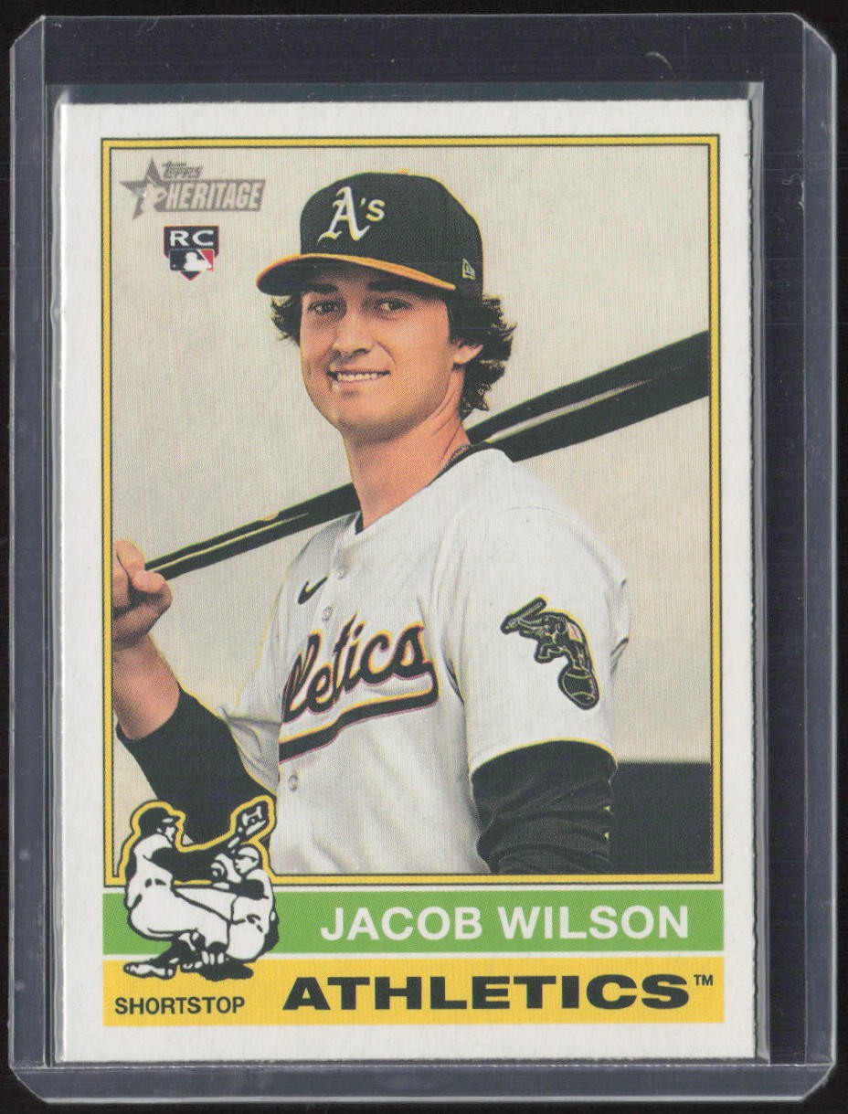 2025 Topps Heritage #15 Jacob Wilson Rookie