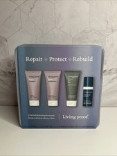 NEW With Travel Bag Living Proof Repair  Protect  Rebuild Kit