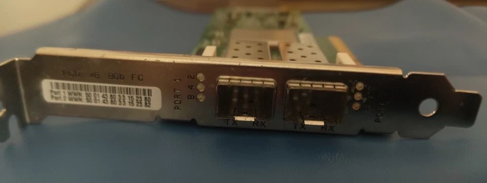 HP QLogic QLE2562 PCI-E 8Gb Dual Port Fibre Channel HBA (FC) PN: 489191-001 - Image 4 of 4