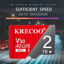 2TB 1TB 128GB 256GB Micro SD TF Card Memory Card High Speed Memoria & Adapter