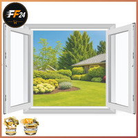 Fliegengitter Fenster 120X120Cm Zuschnitttbar Ohne Bohren Insektenschutz Weiß 4