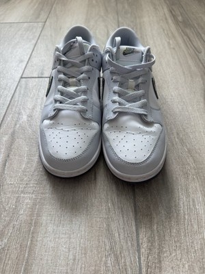 Men s Nike Dunk Low 3D Swoosh Gray-White, Size 9.5, Worn Once, No Box, Great Con