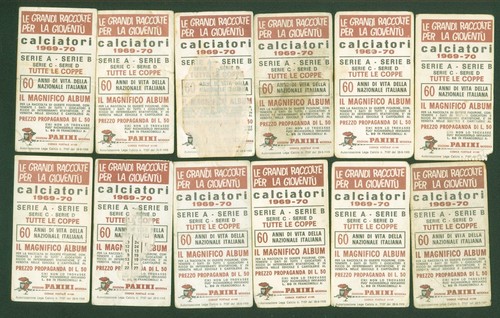 LOTTO 111 FIGURINE PANINI CALCIATORI 1969-70 TUTTE DIFFERENTI VELINE ORIGINALI - Foto 17 di 20