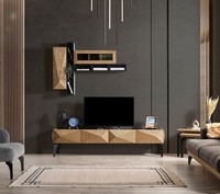 Modernes Beiges Tv-Lowboard Designer Wohnzimmer Tv-Unterschrank