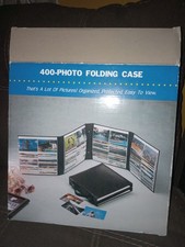400 Photo Folding Case Album NEW Open Box
