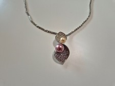 Kette Halskette mit Perlen Glitzer Mallorca
