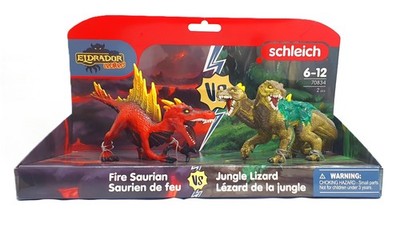 Schleich ELDRADOR Creatures Feuersaurier vs. Dschungelechse 70834 NEU