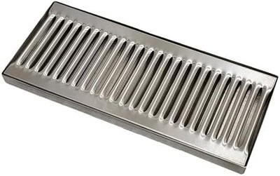 Rattleware Stainless Steel Low Profile Drip Tray  Perfect for Home, Club, Bar...