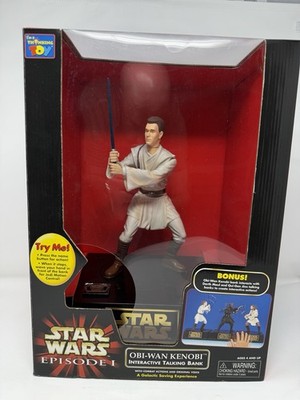 Star Wars Episode I Interactive Talking Banks from 1999 Set of 3