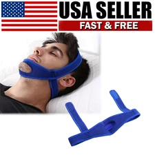Anti Snoring Chin Strap Snore Stop Sleep Apnea Belt Jaw Solution Snoreless Sleep