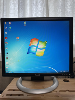 Dell 1907FPVt 19'' LCD Monitor 1280x1024 5:4 VGA DVI USB Hub Black Flat Screen