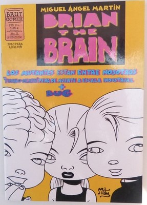 Brian The Brain Nº2 Miguel Ángel Martín Brut Comix La Cúpula 2ª Ed. 1999