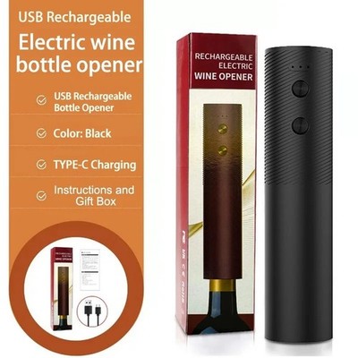 Electric Wine Opener Rechargeable Automatic Wine Bottle Opener Set w/ Base Gift