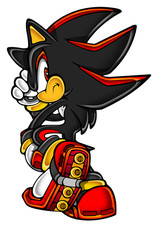 Shadow Sonic Hedgehog Weatherproof Anime Sticker 6" Car Decal